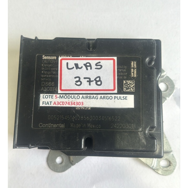 Central de Airbag Fiat Argo / Cronos / Pulse A3C07434303