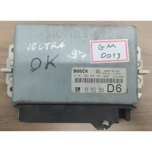 MODULO MOTOR GM VECTRA 2.0 16V 93252386 D6 (USADO)